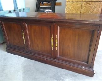 Vintage solid wood credenza in very nice condition