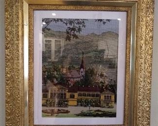 Antique Gold Leaf Large Frame in excellent condition for its age