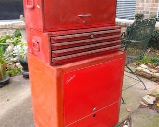 60s Vintage Century tool chest in 3 pieces