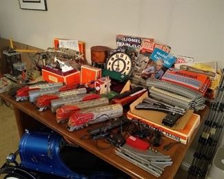 Lionel trains and parts