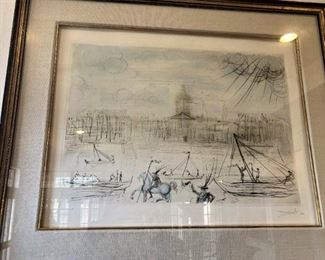 Another Salvador Dali framed print "St. Mark's" - signed and numbered