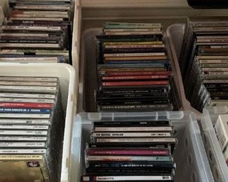 More CD's and tapes