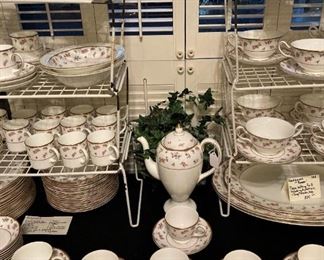 2 sets of Wedgwood "Rouen" china with several extra pieces (priced separately)