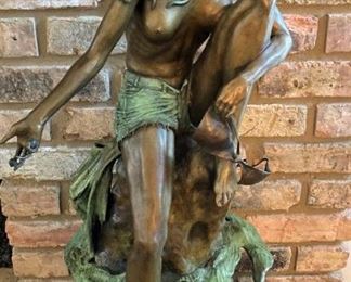 John M. Soderberg bronze sculpture
