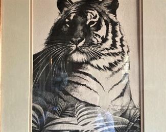 Tiger - Artist Nancy Louvier