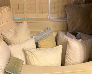 Tub of pillows