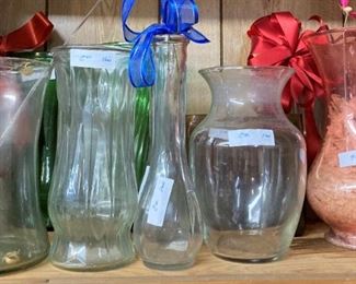 Some of the many vases