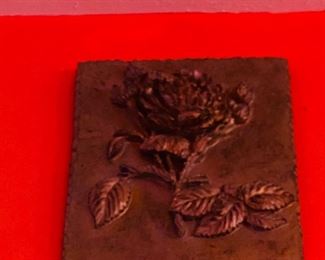Rose Embossed Wall Art