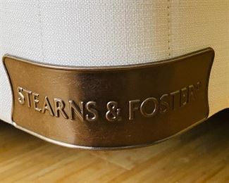 King Size STEARNS & FOSTER Bed with Cora Luxury Firm Mattress