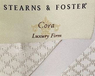 King Size STEARNS & FOSTER Bed with Cora Luxury Firm Mattress