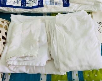 White Sheets and Pillow Cases