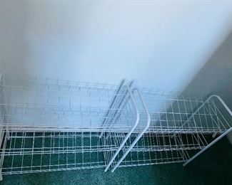 Shoe Racks in Office (inside Closet)