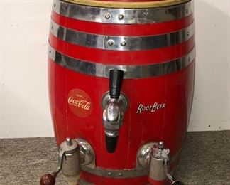 Coca Cola Fountain Drink Barrel