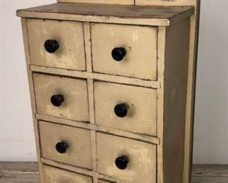 Wooden 8 Drawer Spice Cabinet