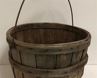 Wooden Apple Basket