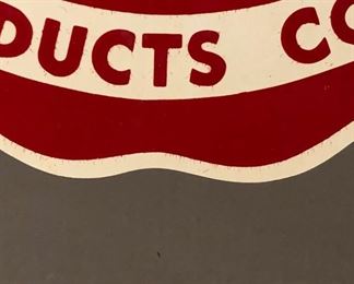 Metal Lake Shore Sealtest Ice Cream Sign, Stout Sign Co. St. Louis, MO