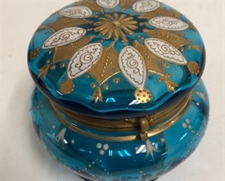 Moser Decorated Dresser Box