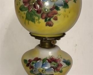 Hand Painted Gone With The Wind Lamp