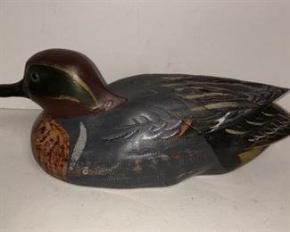 Collection Of Wooden Duck Decoys Incl. Charlie Moore