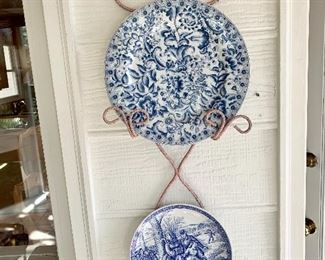 Blue and White Plates
