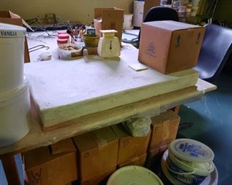 Work Table & Supplies