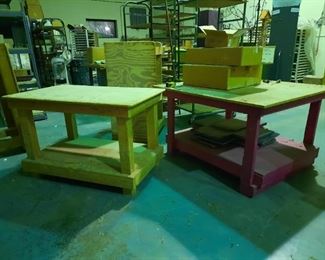 Heavy-Duty Work and Display Tables