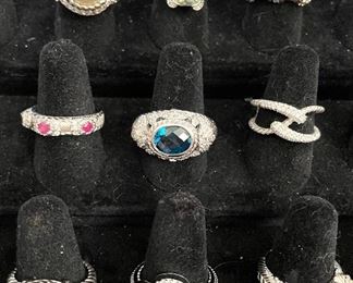 Judith Ripka jewelry. Ring sizes, 6-8