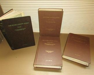 •	Item 7: Grouping of (4) books—“The Stark County Story.” One volume 1949, and (3) volumes from 1955. PRICE FOR (4): $20.00
