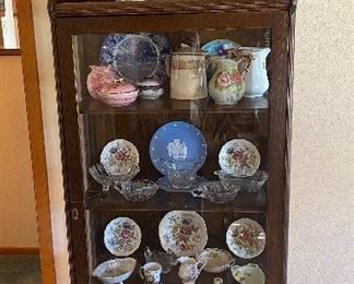 ANTIQUE CURIO CABINET