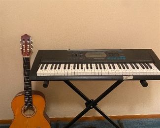CASIO PIANO AND STRONG WIND GUITAR
