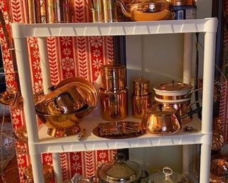 Copper kitchen pieces