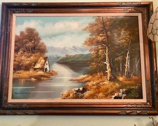 Framed Painting, Artist Signed