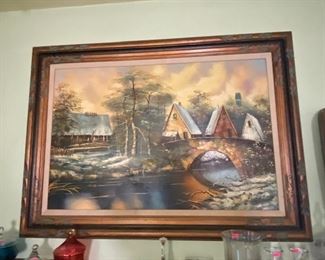 Framed Painting, Artist Signed
