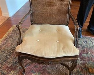 $80 RATTAN BACKED CHAIR