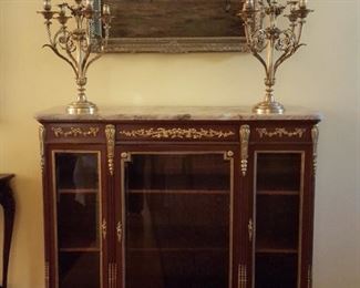 French vitrine, lovely ormolu