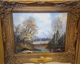 Vintage oil by Greyer