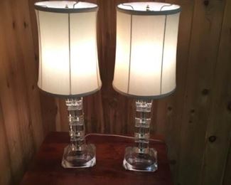 Vintage Glass Lamps