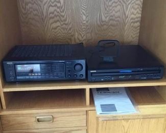 Onkyo Tuner and 6 Disc DVD Changer