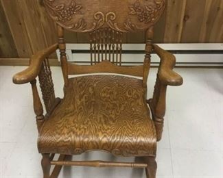 Unique Vintage Rocking Chair