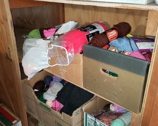 Yarns and Embroidery Threads, etc. 