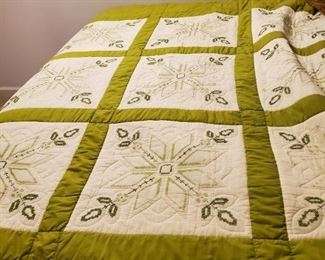 quilted bed spread