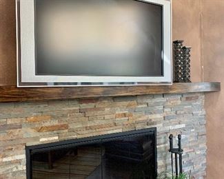 There are several large TVs