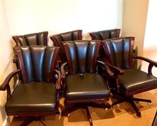 Set of 6 game table chairs are damaged and are free!
(Game table priced separately)