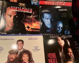 Laser disk movies, this is just a sampling, many are available