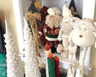 Just an example of lots of Christmas decorations