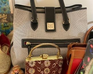 DOONEY BOURKE PURSE AND EVENING PURSE