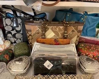 COACH PURSES AND EVENING PURSES