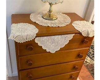 Maple Dresser with 5 Drawers
