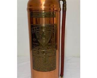 Vintage Copper Fire Extinguisher II