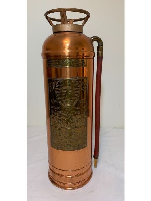 Vintage Copper Fire Extinguisher II